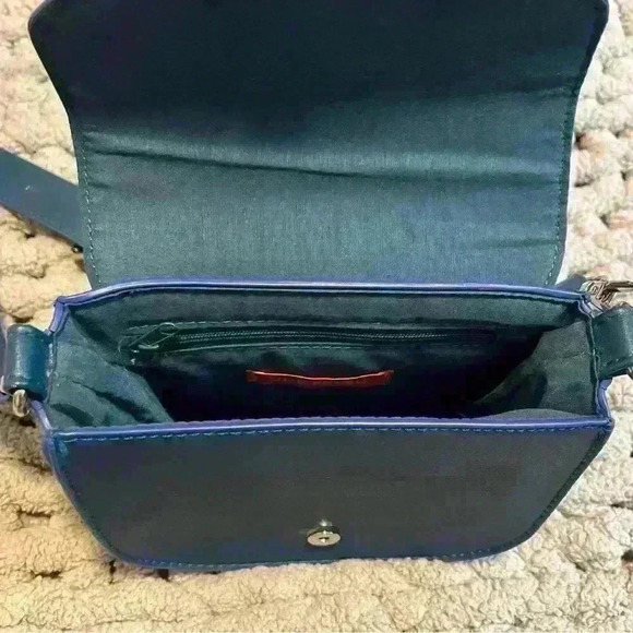 Blue Saddle Crossbody Bag - Picture 2 of 6